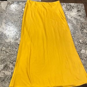 ASOS Yellow Long Skirt